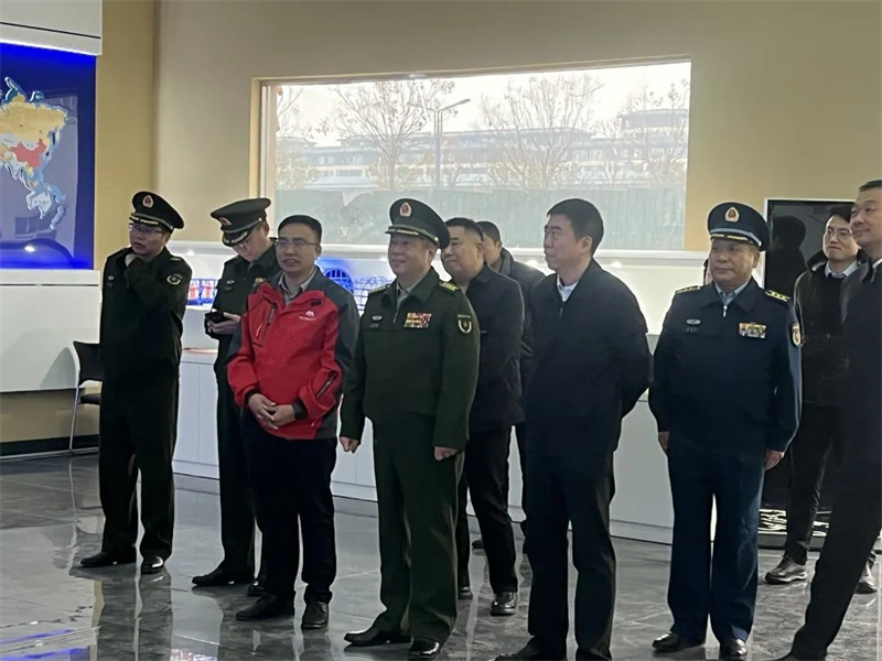 軍地融合共發展 I洛陽市軍分區刁國泰一行赴高飛股份調研指導工作
